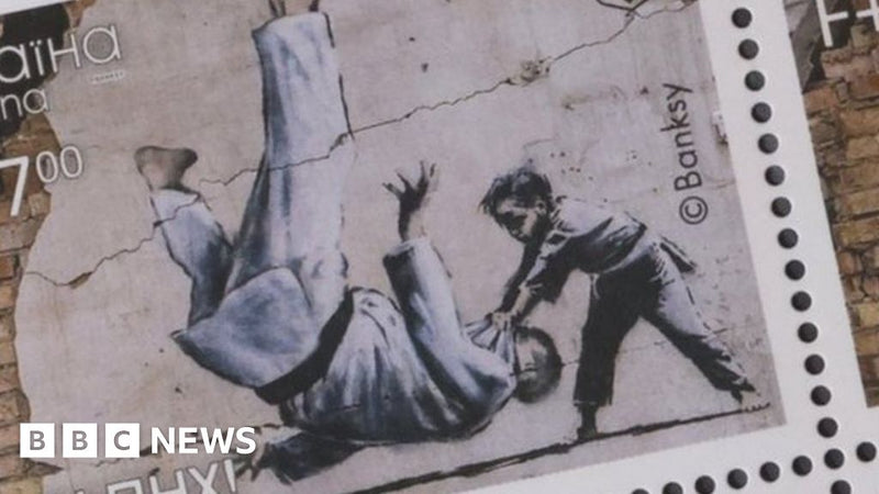 Banksy's Murals in Ukraine Include Putin Judo Takedown and Handstand Gymnast