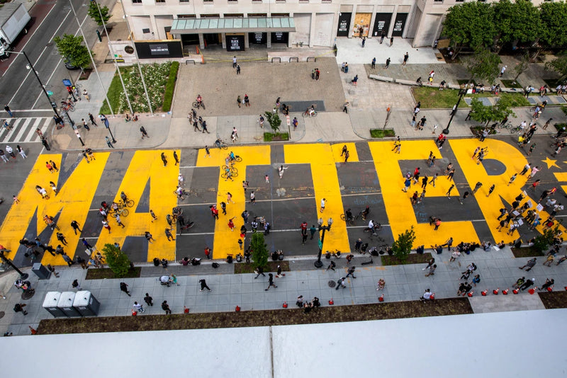DC Mayor Renames White House Street 'Black Lives Matter Plaza'