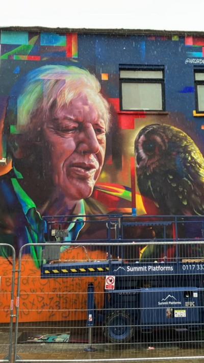 New HazardOne Mural Honors Sir David at Age 100