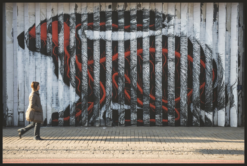 A Hollywood Actor Just Curated Belgium's Biggest Street Art Festival. He Signed the Best Wall Under His Old Graffiti Name.
