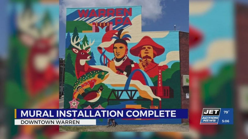 New Mural Unveiled in Downtown Warren