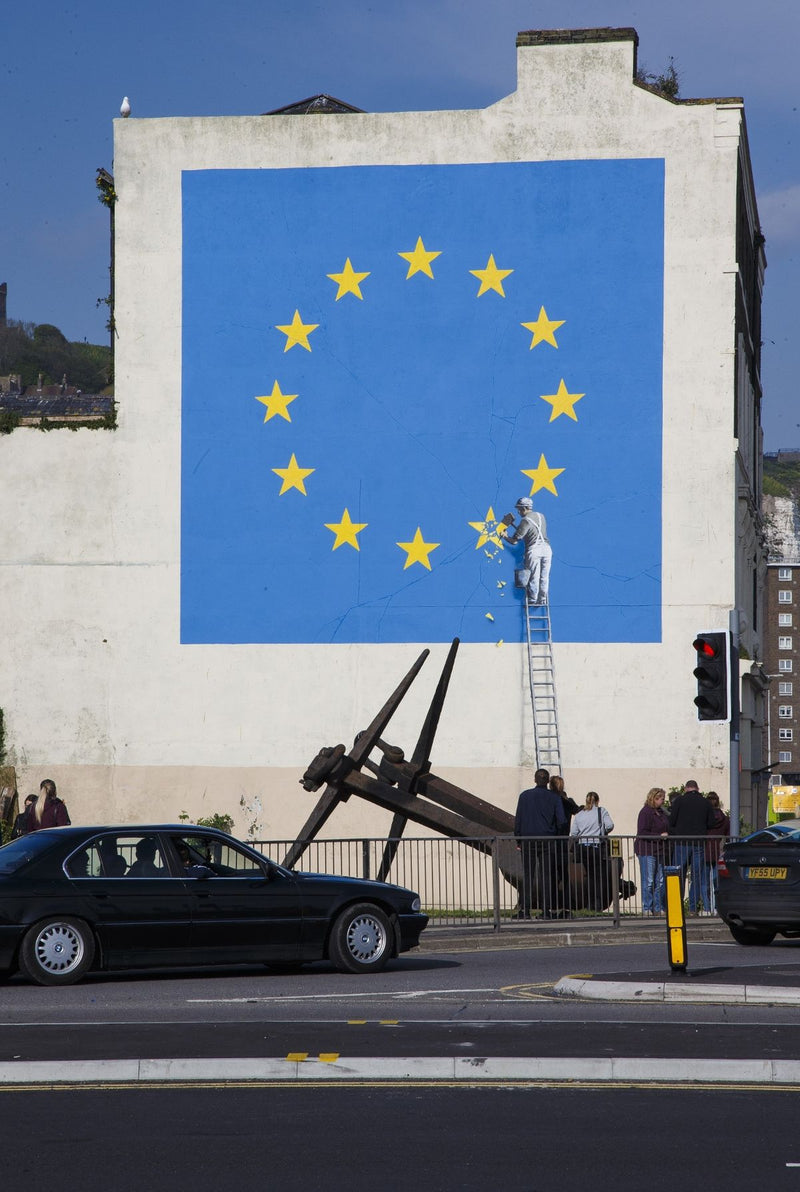 Banksy's Brexit Mural in Dover Painted Over Just Two Years After Debut