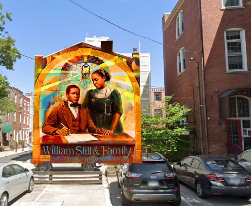 Mural Unveiled Honoring William Still and His Trailblazing Daughter