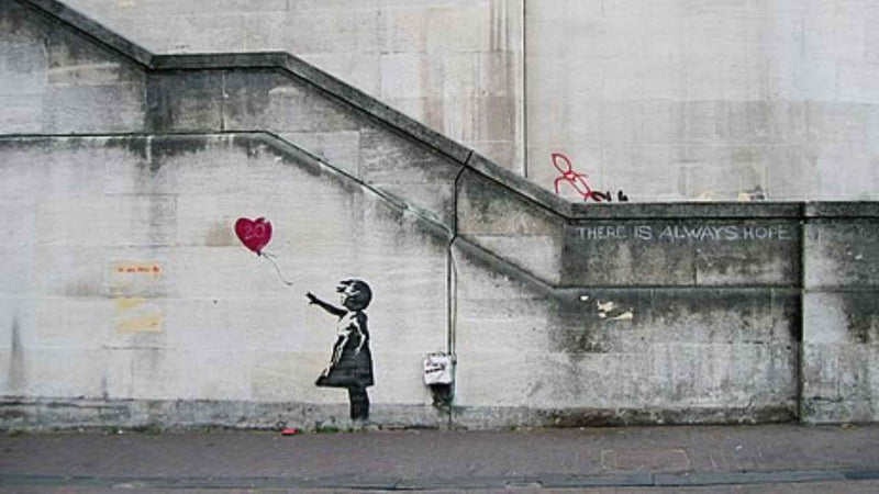 Rare Banksy Canvas Transforms Protest into Hope, Fetches Millions