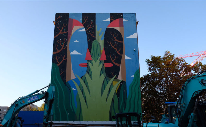 Berlin's Gardeners Turned a Grey Noise Barrier Into a Street Art Gallery. It Sits a Few Miles From the Wall That Started It All.