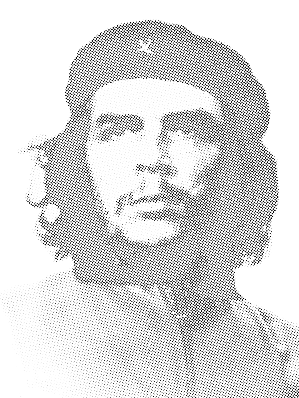 Che Guevara Halftone Stencil