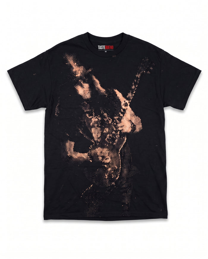 Slash Halftone T-Shirt, flat lay