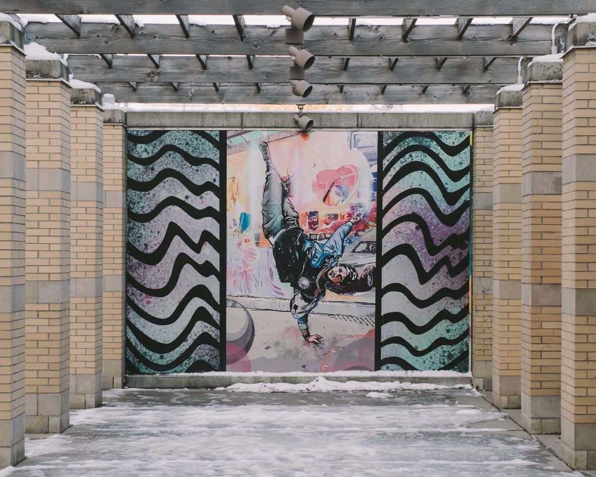 London's Canalside Transformed by Pupil-Inspired Mural
