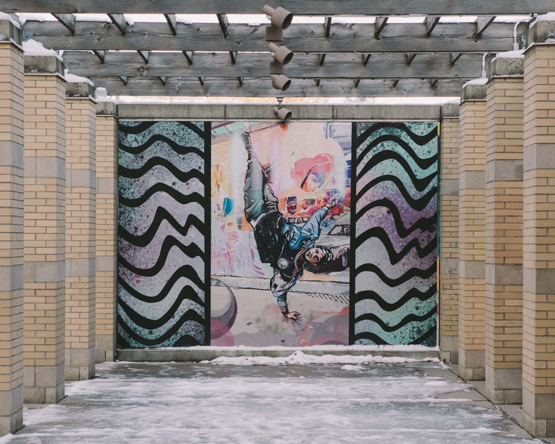 London's Canalside Transformed by Pupil-Inspired Mural