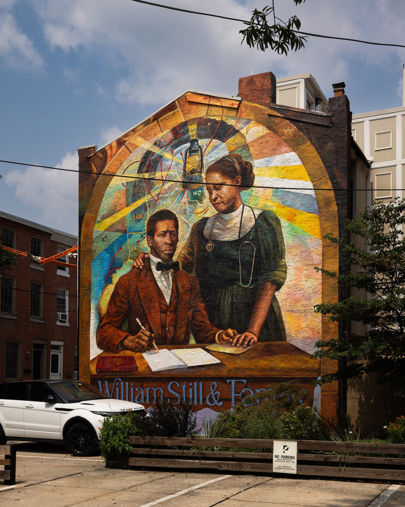 Mural Unveiled Honoring William Still's Legacy on South Delhi Street