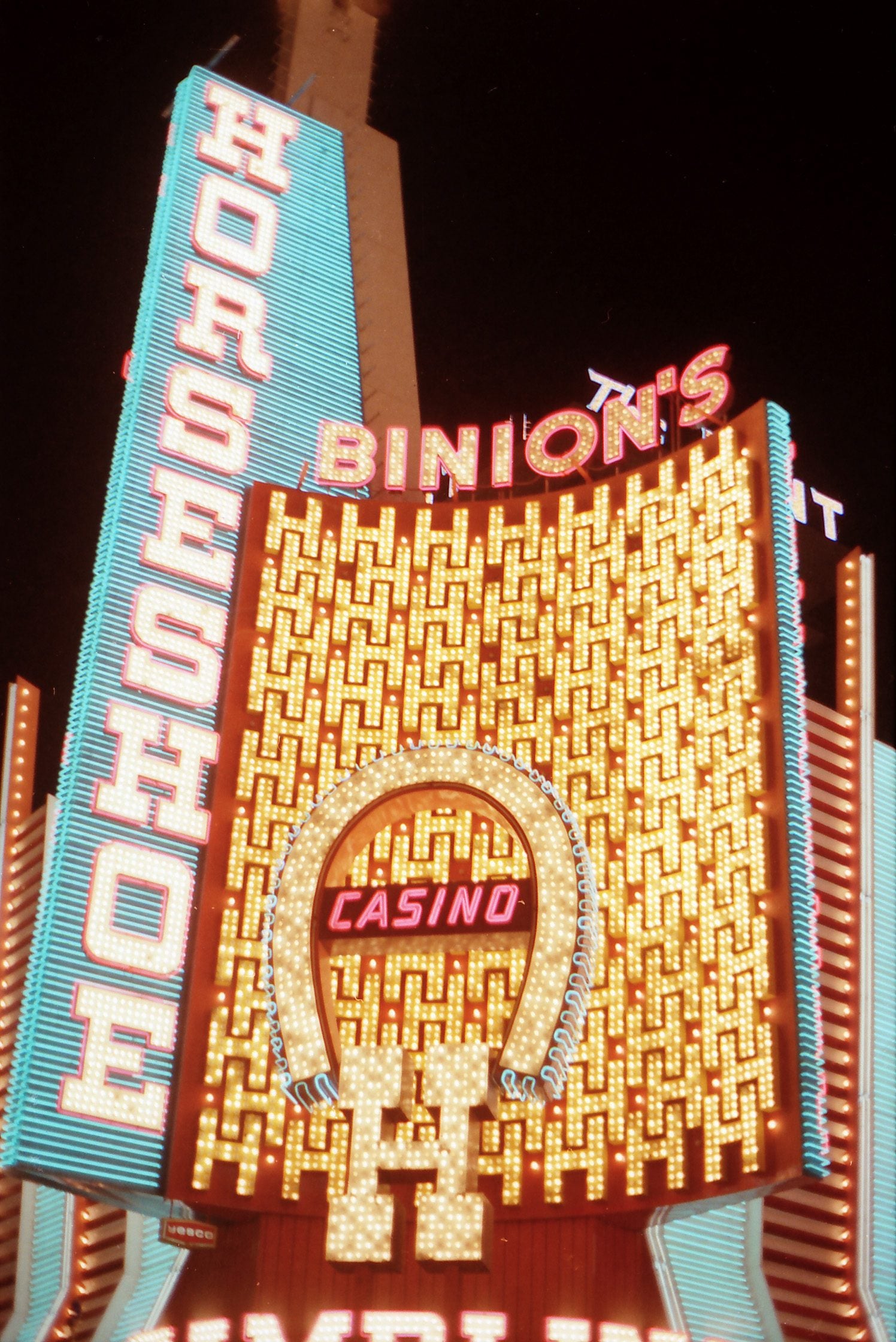 Binion's Horseshoe Lit Up Downtown Las Vegas With Eight Miles of Neon. This December the Neon Museum Turns the Sign Back On.