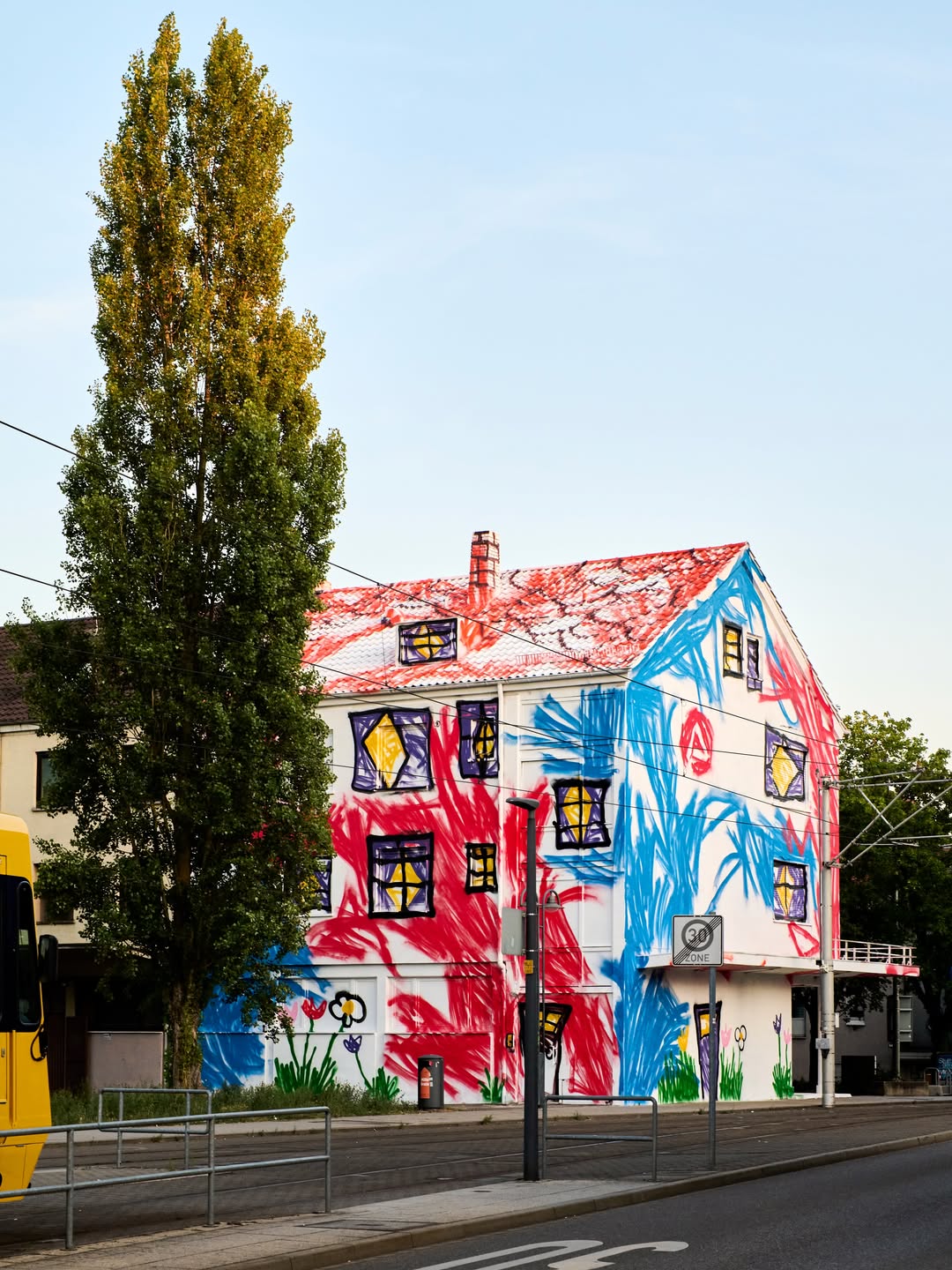 Stuttgart's Vacant House Transformed into Whimsical Canvas by The Wa for PFFFestival