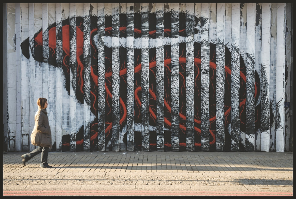 A Hollywood Actor Just Curated Belgium's Biggest Street Art Festival. He Signed the Best Wall Under His Old Graffiti Name.