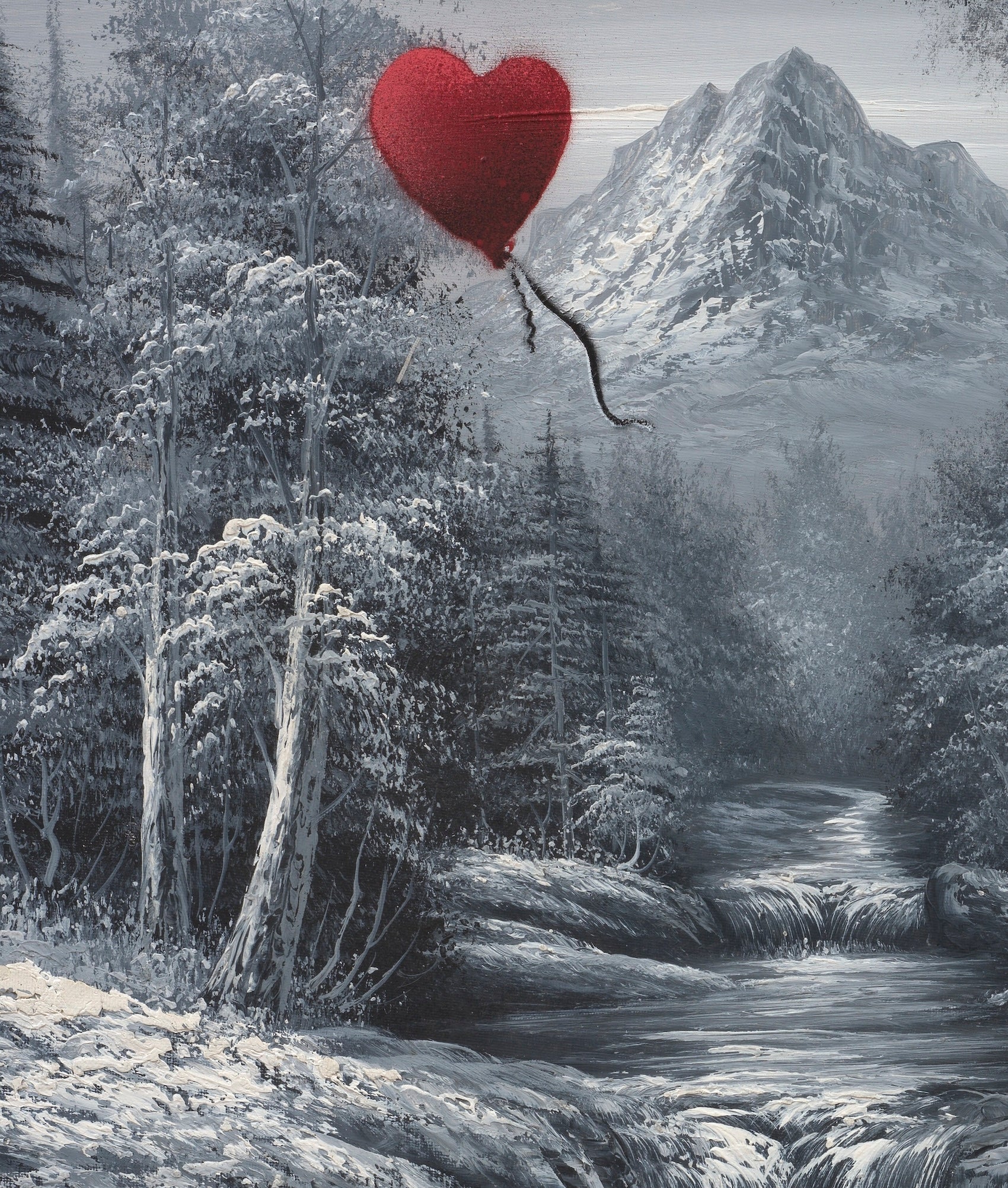 A Painting Banksy Bought at a Flea Market Just Sold for $18 Million Inside a Tiffany Store