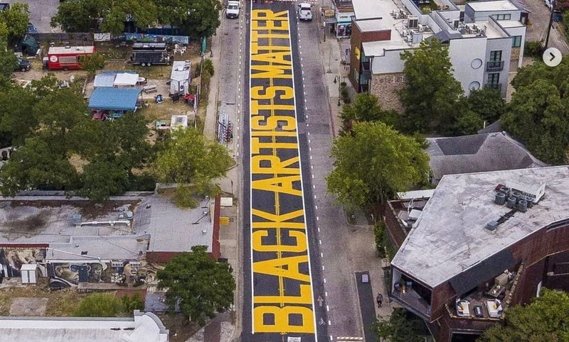 Austin's Black Artists Matter Mural Removed After State Letter