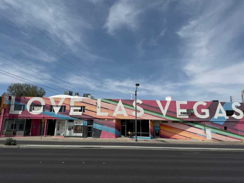 A mural in the 18b Las Vegas Arts District
