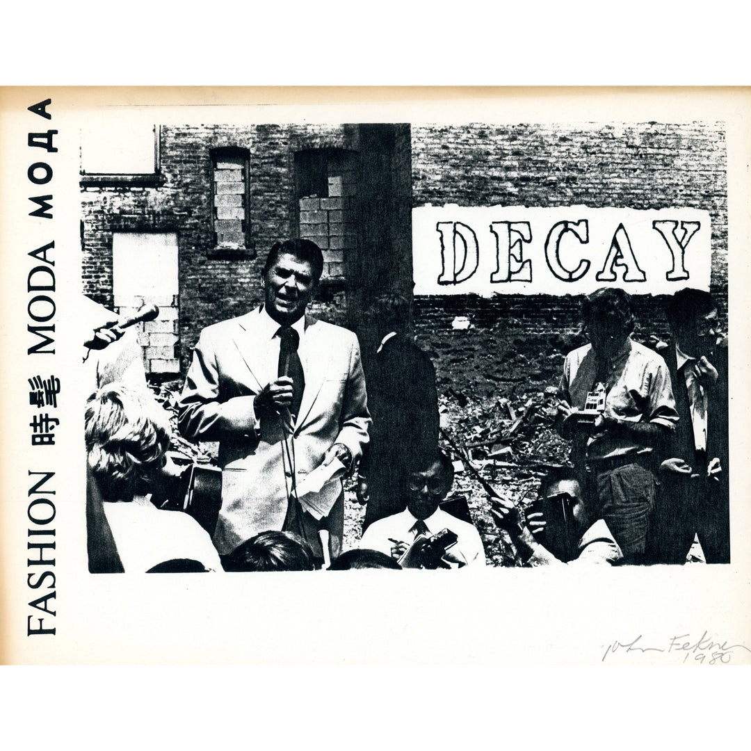 A Queens Artist Stenciled the Word 'Decay' on a Burned-Out Bronx Block in 1980. Ronald Reagan Campaigned in Front of It Two Weeks Later.