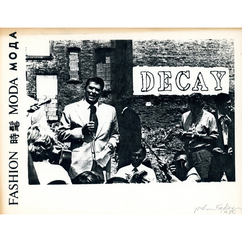 A Queens Artist Stenciled the Word 'Decay' on a Burned-Out Bronx Block in 1980. Ronald Reagan Campaigned in Front of It Two Weeks Later.