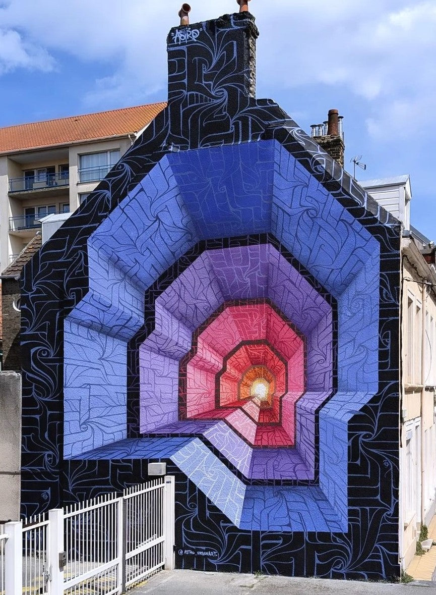Calais Murals Blend Reality and Illusion: Astro's Virtual Entrance Dazzles Viewers