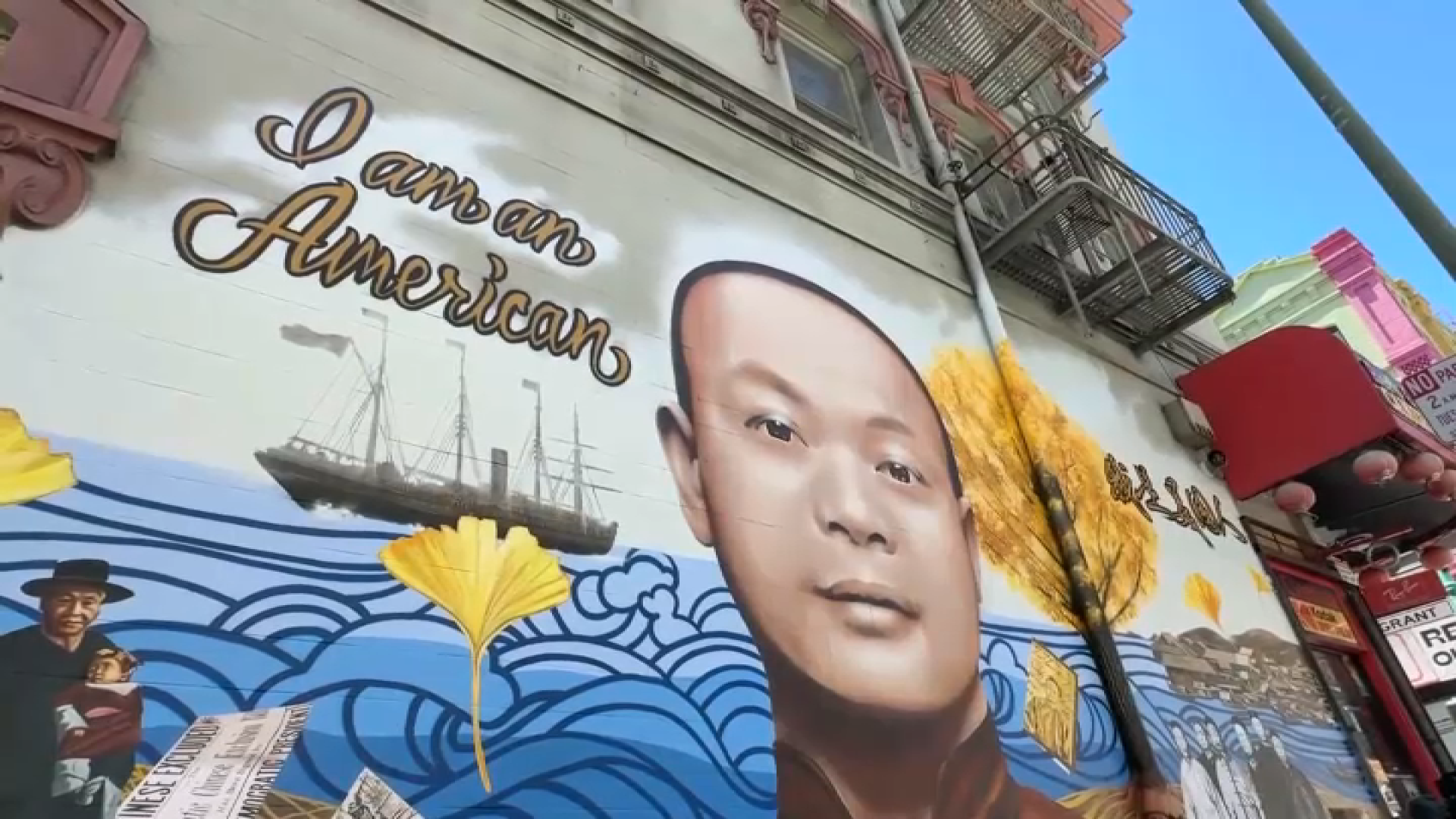 Wong Kim Ark Mural Depicts Supreme Court Case at San Francisco's Chinatown Corner
