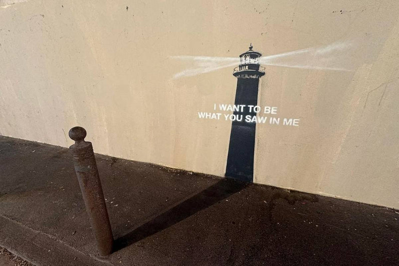 Banksy's Mysterious Lighthouse Graffiti Emerges on Marseille Street