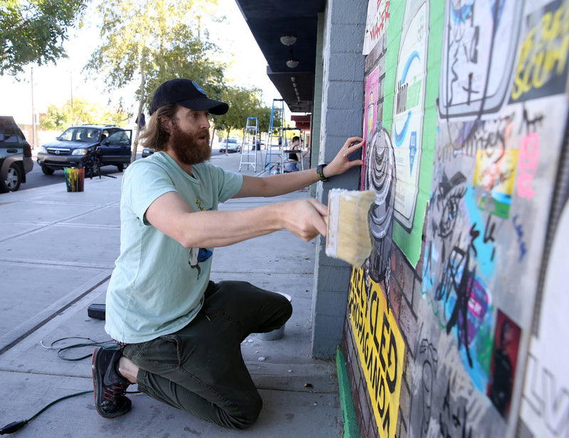 A Las Vegas Artist Turned Digital Files Into Spray-Paint Stencils. His Gallery Just Got Voted the City's Best.