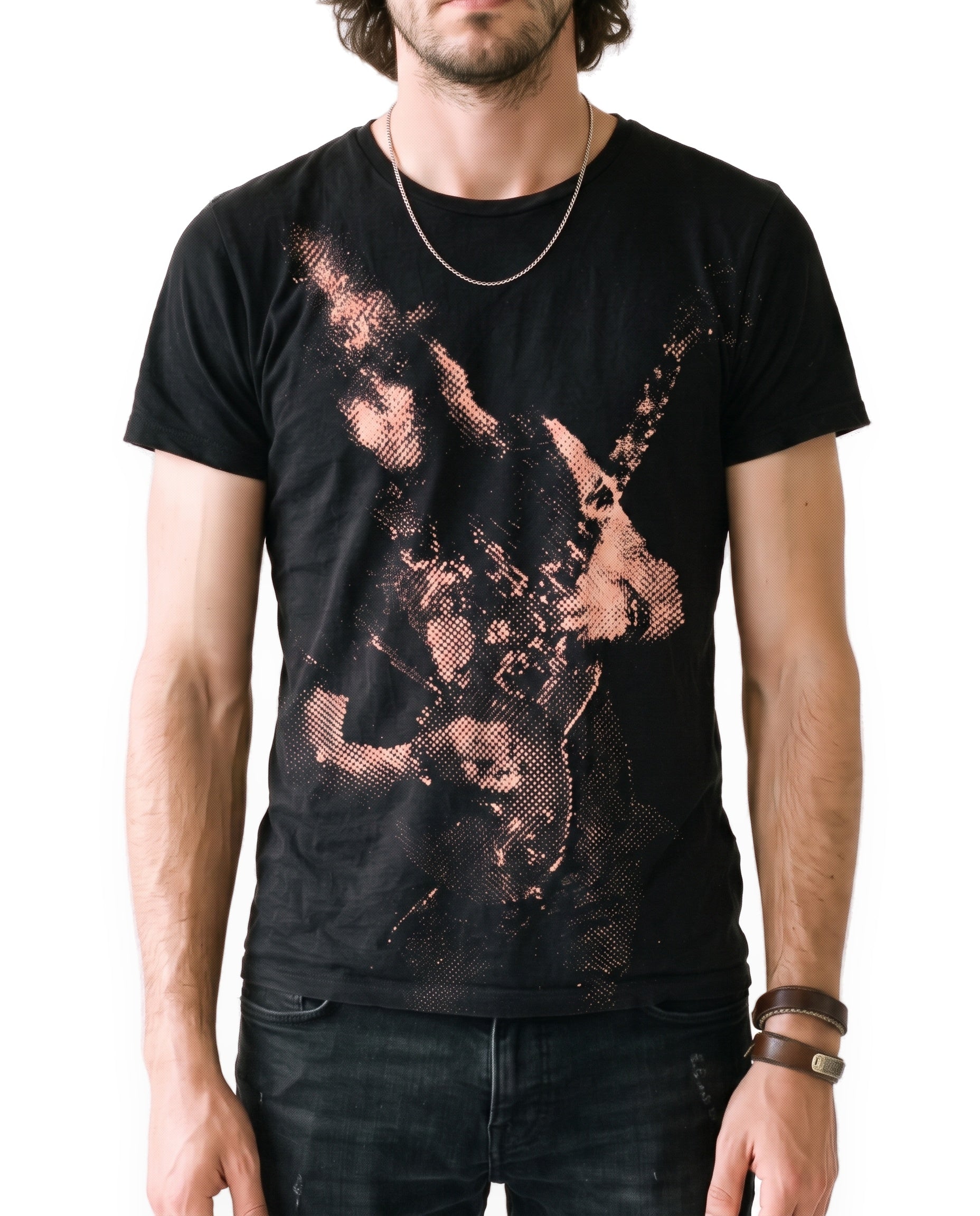 Slash Halftone T-Shirt, print detail