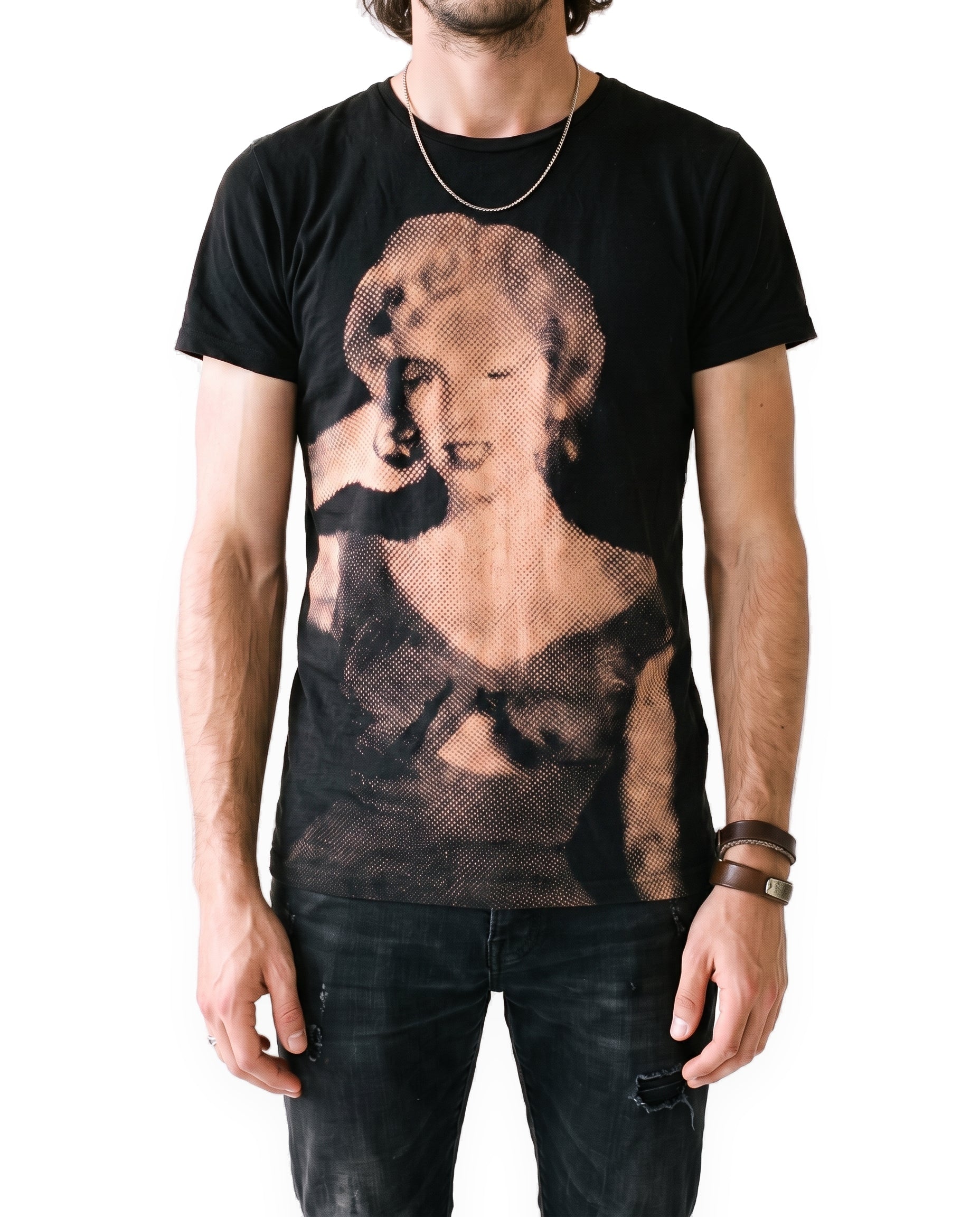 Marilyn Monroe Halftone T-Shirt, print detail