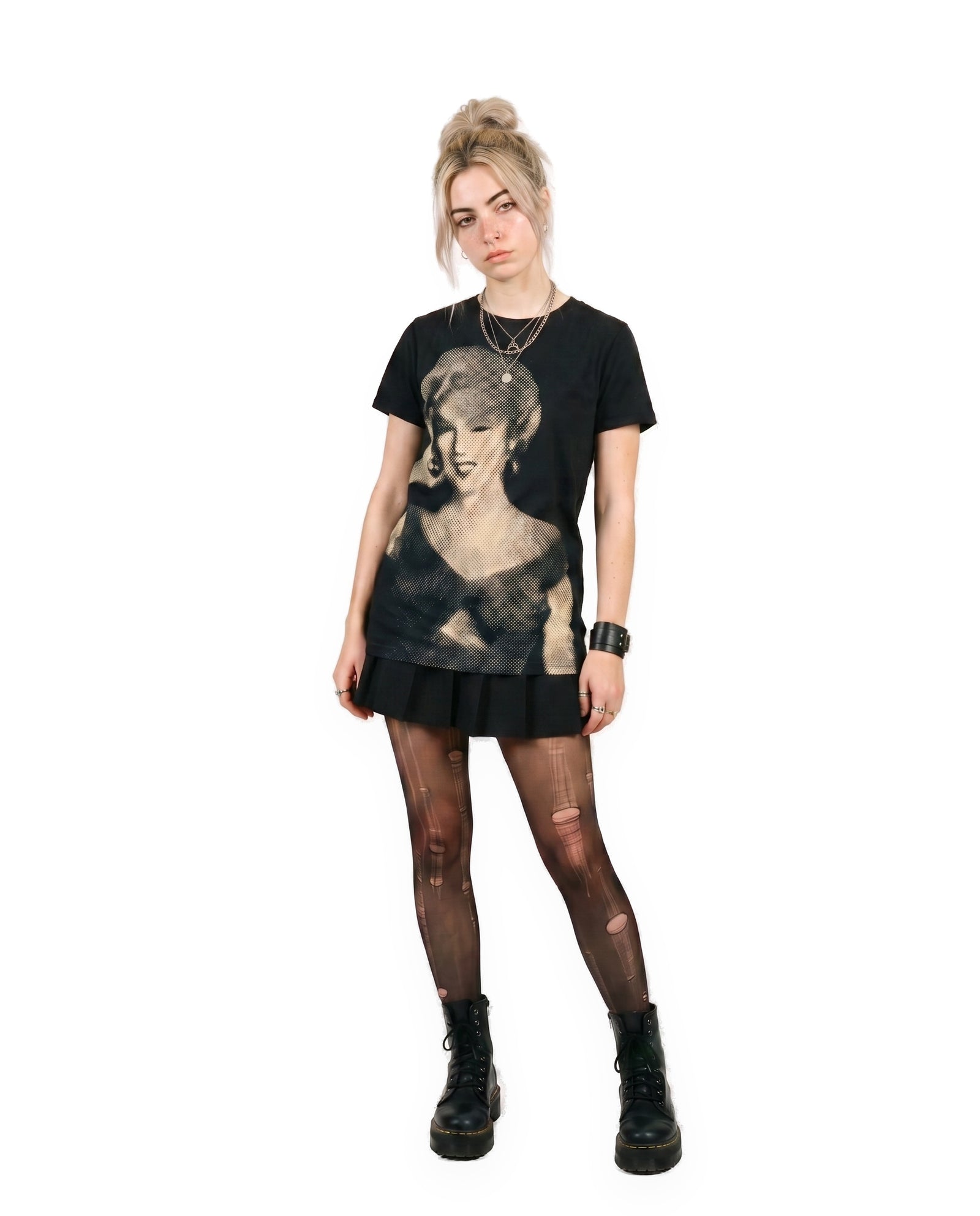Marilyn Monroe Halftone T-Shirt, side