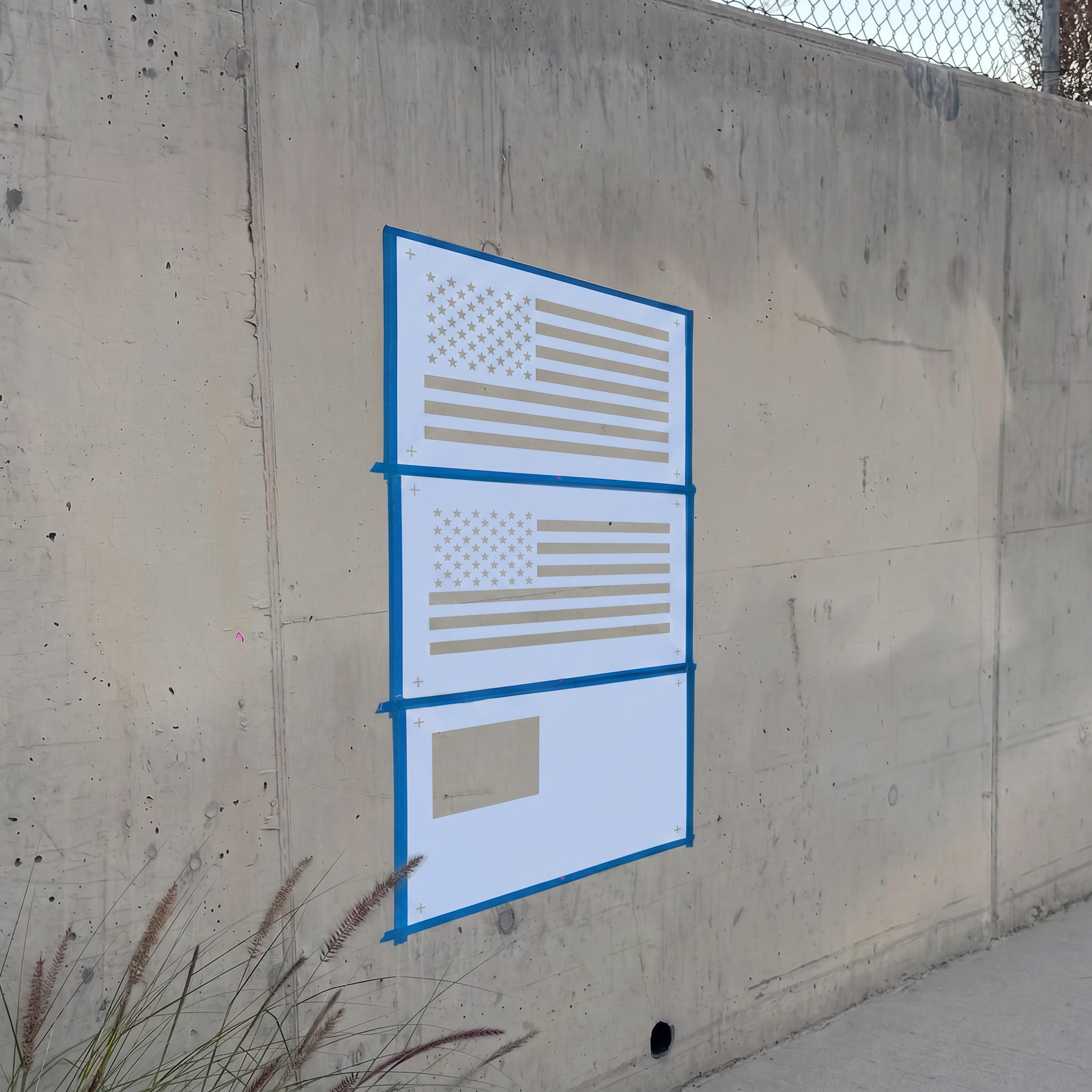 US Flag Stencil Pack