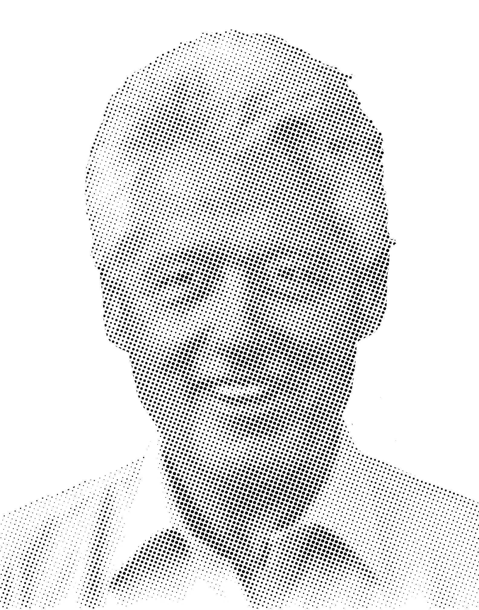 Bill Clinton Halftone Stencil