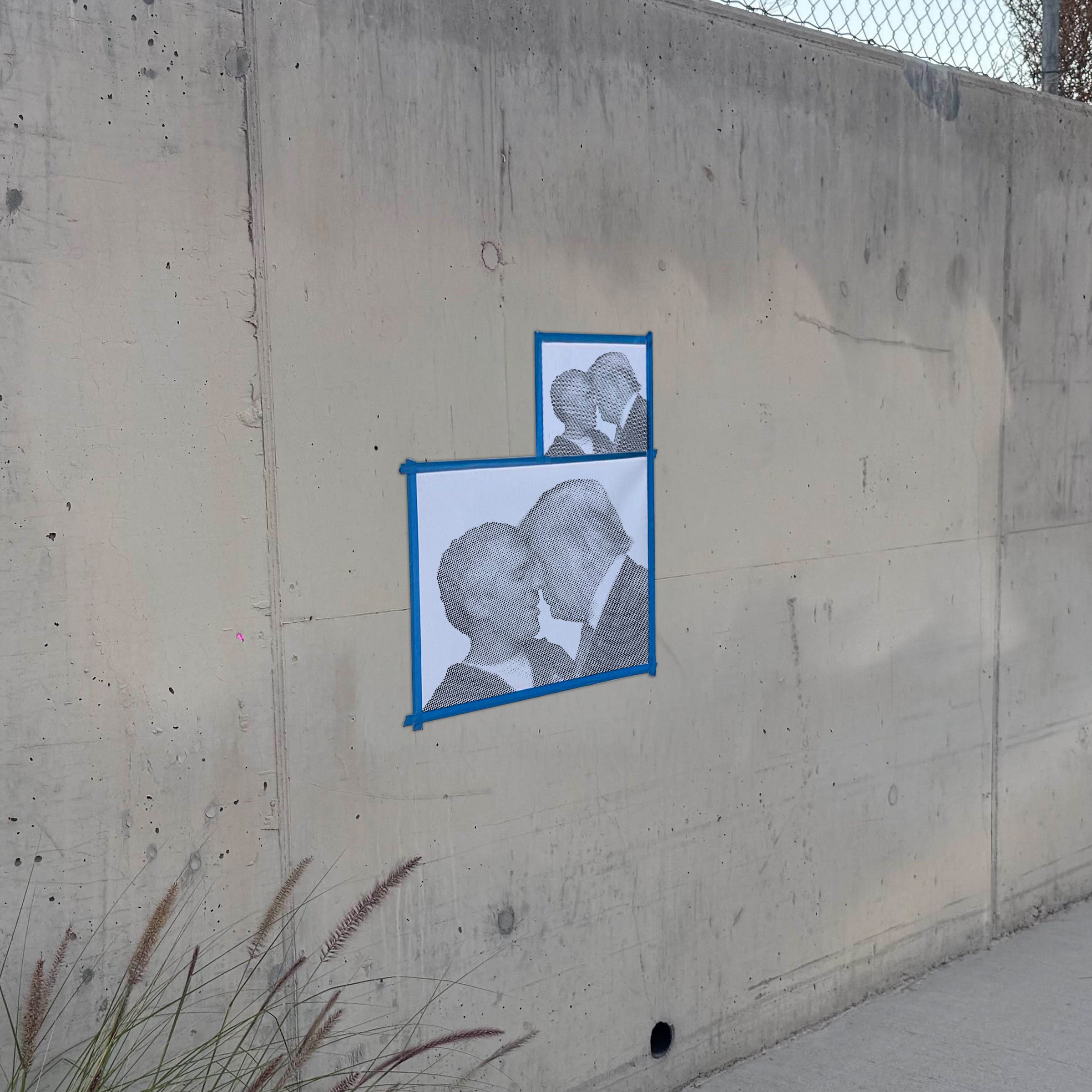 Trump and Epstein Stencil