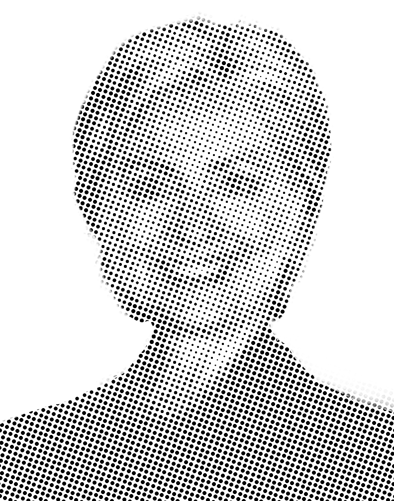 Hillary Clinton Halftone Stencil