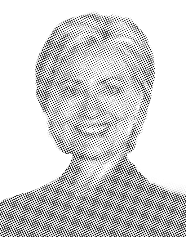 Hillary Clinton Halftone Stencil