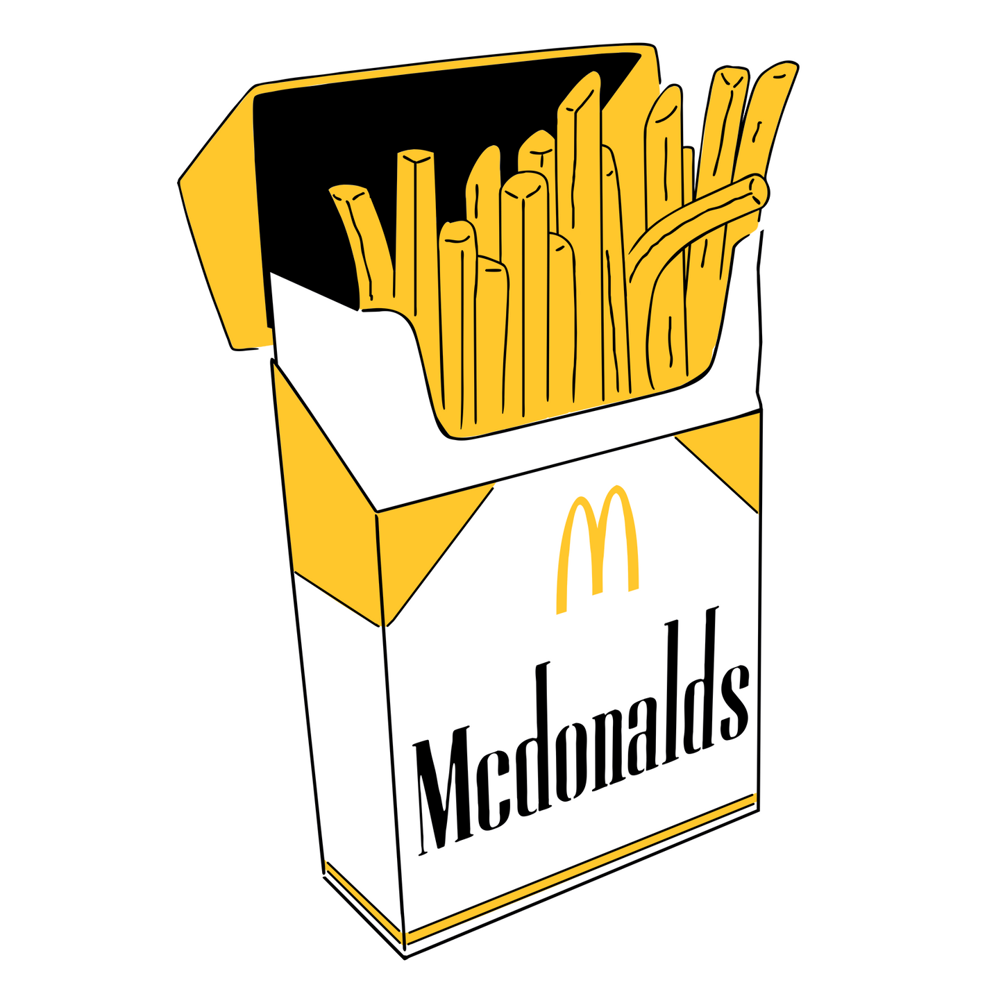 Marlboro X Mcdonalds Yellow Print