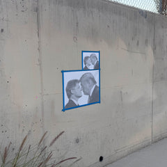 Trump and Clinton Kissing