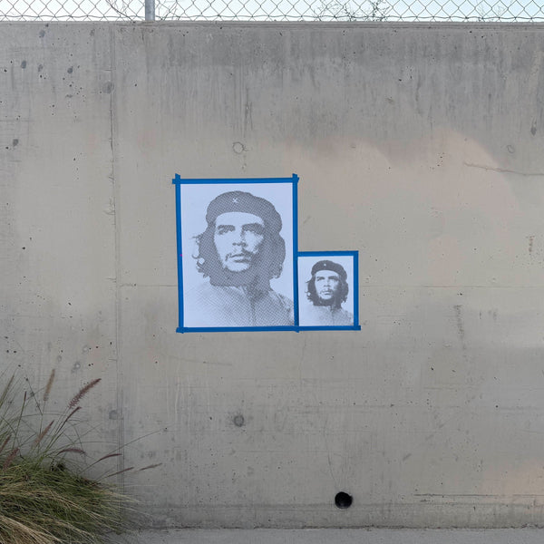 Che Guevara Halftone Stencil