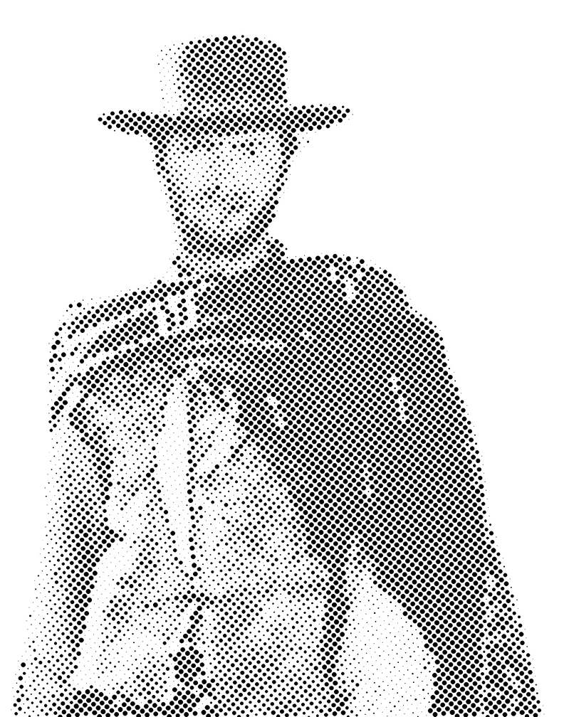Clint Eastwood Halftone Stencil