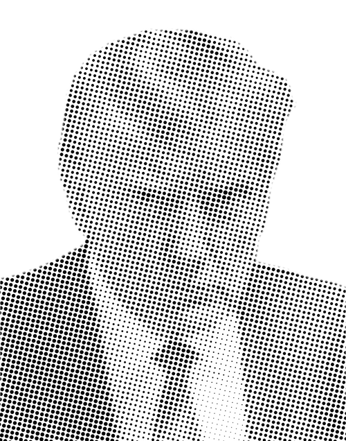 Donald Trump Halftone Stencil