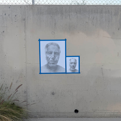 Jeffery Epstein Stencil