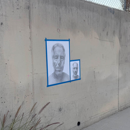 Jeffery Epstein Stencil