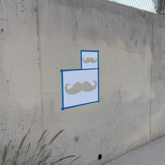 Mustache Stencil