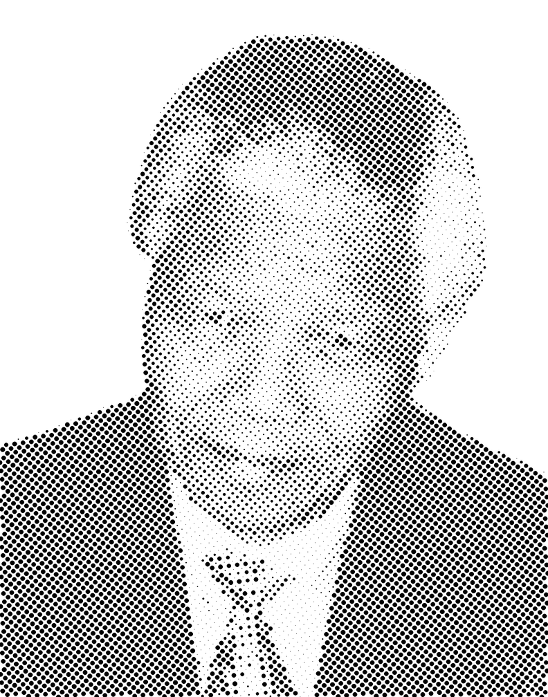 Nelson Mandela Halftone Stencil