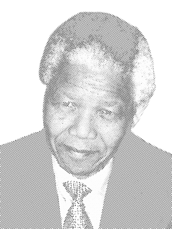 Nelson Mandela Halftone Stencil