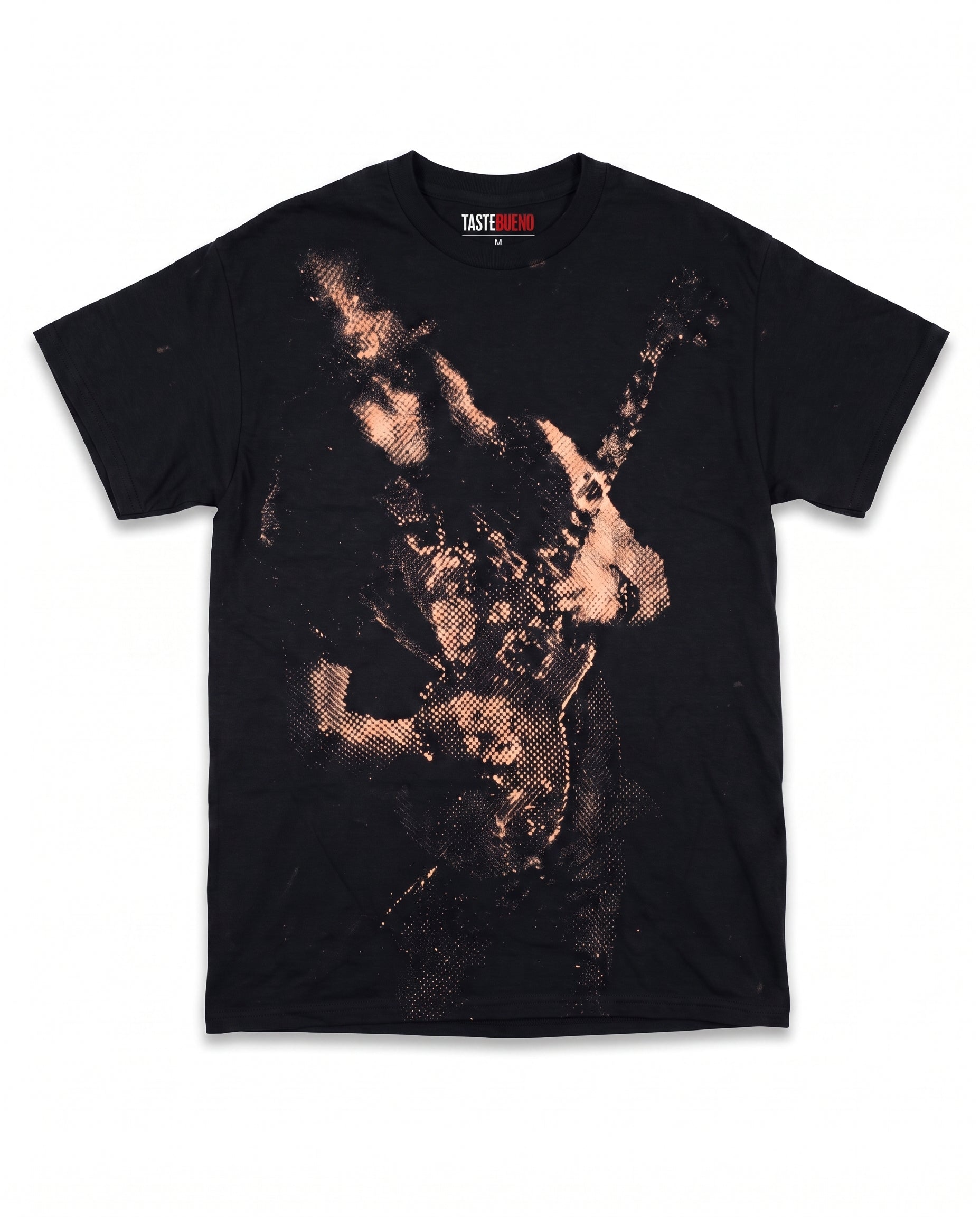 Slash Halftone T-Shirt, flat lay