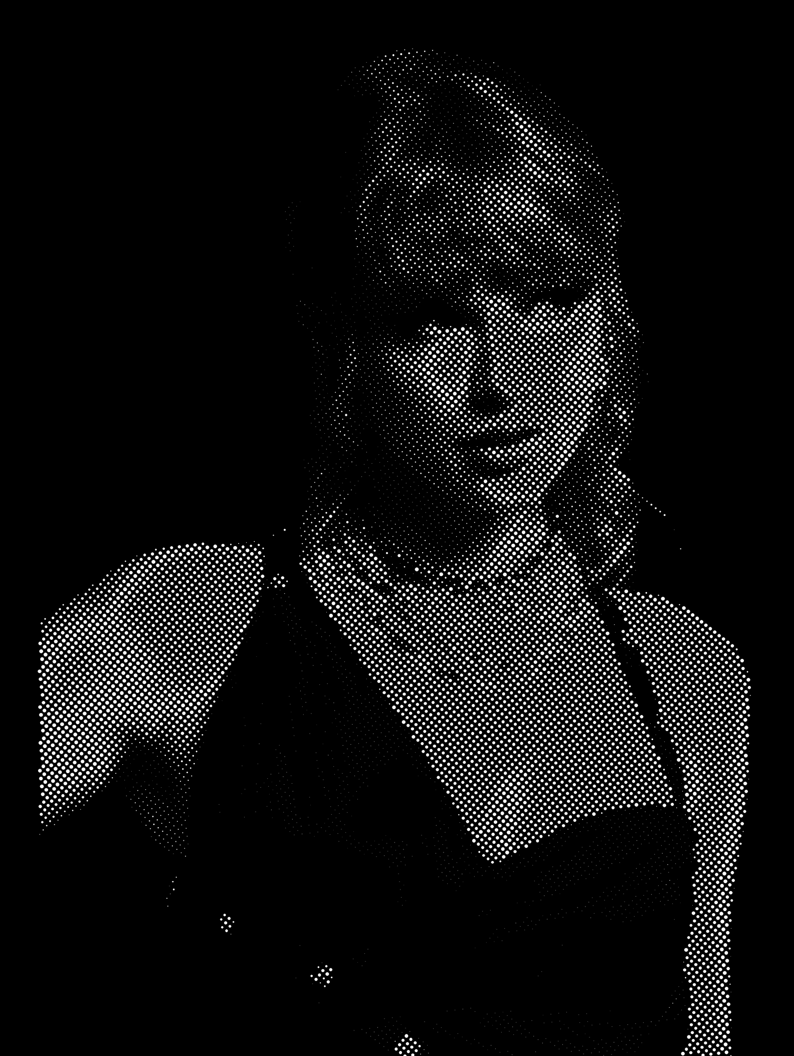 Taylor Swift Halftone Stencil
