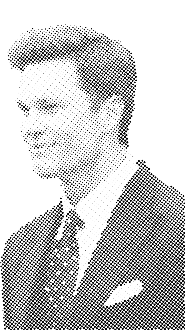Tom Brady halftone stencil 11x14